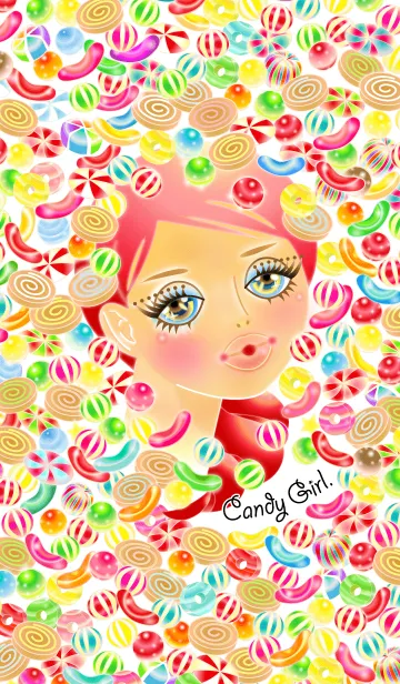 [LINE着せ替え] キャンディー☆ガールの画像1