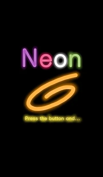 [LINE着せ替え] Neon (Press the button and...)の画像1
