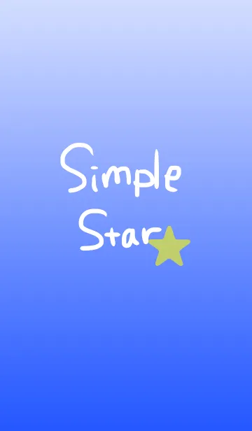 [LINE着せ替え] simple gradation starの画像1