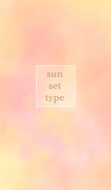 [LINE着せ替え] sunset typeの画像1