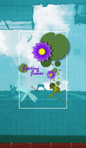 [LINE着せ替え] Floating Flowerの画像1