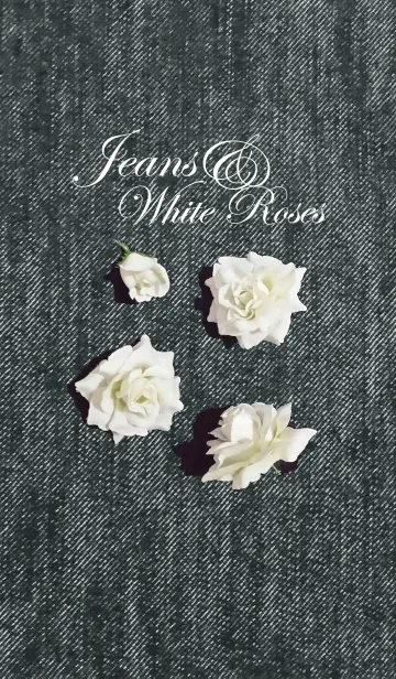 [LINE着せ替え] Jeans＆White Rosesの画像1