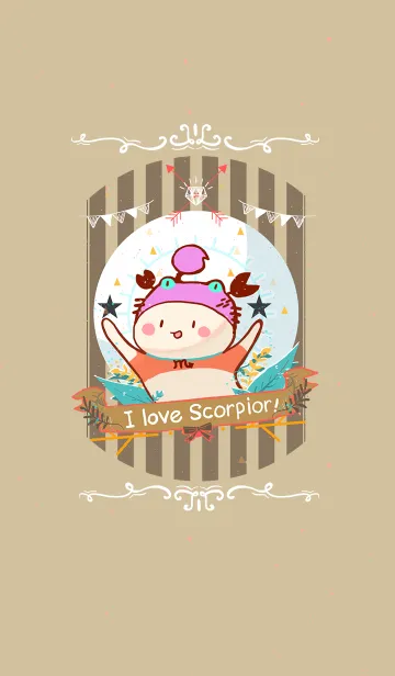 [LINE着せ替え] I love Scorpior.の画像1