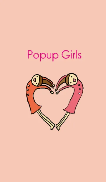 [LINE着せ替え] ポップアップガールズの画像1