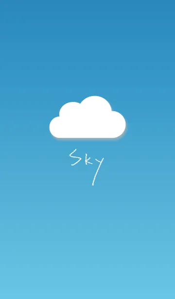 [LINE着せ替え] Sky and cloudsの画像1