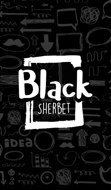 [LINE着せ替え] Black Sherbetの画像1