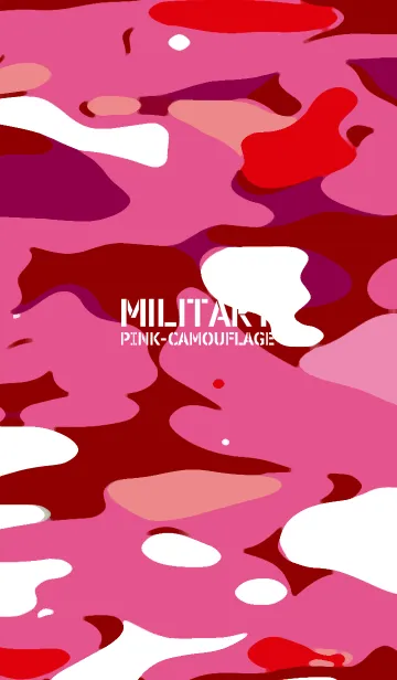 [LINE着せ替え] MILITARY-ピンクカモフラの画像1