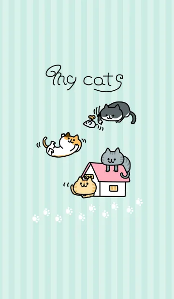 my catsのLINE着せ替え