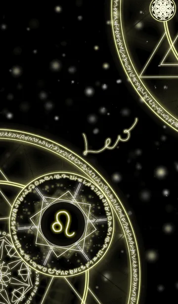 [LINE着せ替え] leo magic circleの画像1