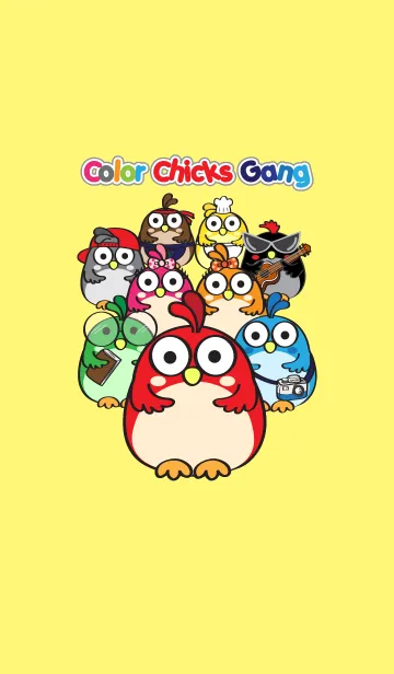 [LINE着せ替え] Color Chicks Gangの画像1