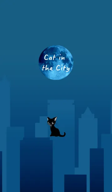 [LINE着せ替え] Cat in the cityの画像1