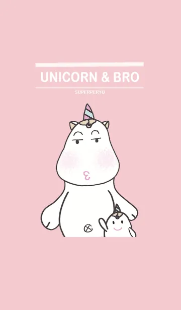 [LINE着せ替え] Unicorn＆Broの画像1