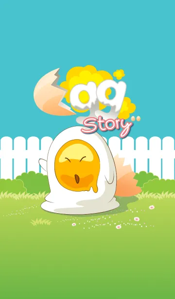 [LINE着せ替え] Egg Story IIの画像1