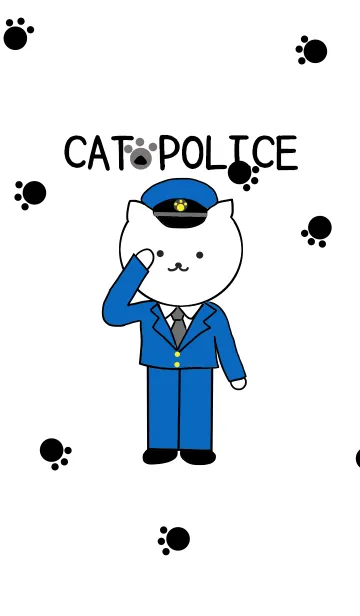 [LINE着せ替え] ねこPOLICEの画像1