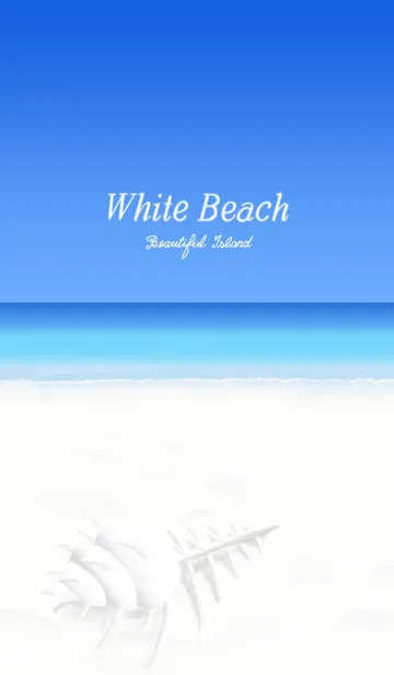 [LINE着せ替え] White Beachの画像1
