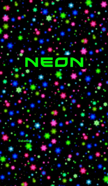 NEON <星の群れ>のLINE着せ替え