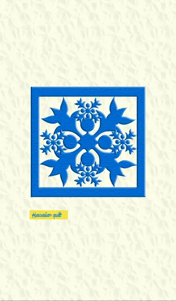[LINE着せ替え] ハワイアンキルト＿Hawaiian quiltの画像1