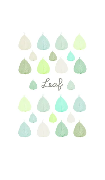 [LINE着せ替え] 葉4-色とりどり-の画像1