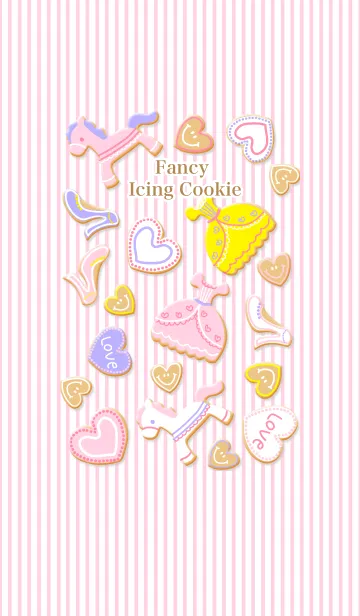 [LINE着せ替え] ファンシーアイシングクッキー☆の画像1