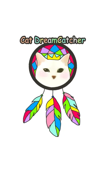 猫ドリームキャッチャーの着せ替えメイン画像