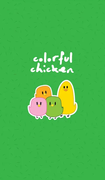 [LINE着せ替え] Colorful Chickensの画像1