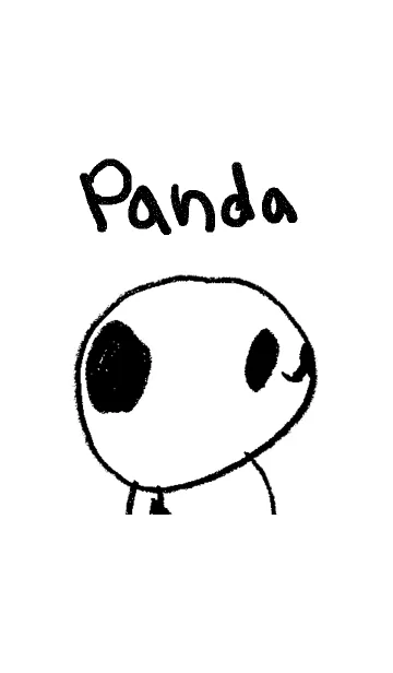 [LINE着せ替え] パンダさんの食事の画像1