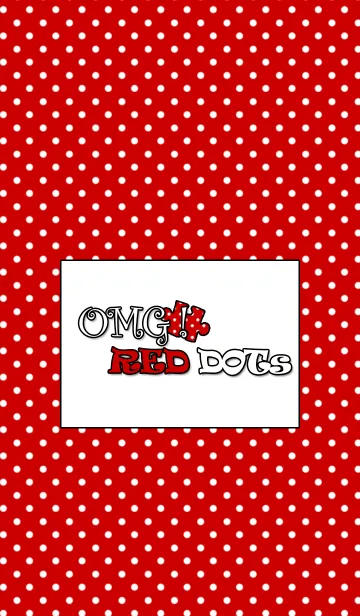[LINE着せ替え] OMG！ Red Dotsの画像1