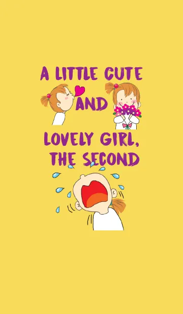 [LINE着せ替え] A Little Cute and Lovely Girl, the 2ndの画像1