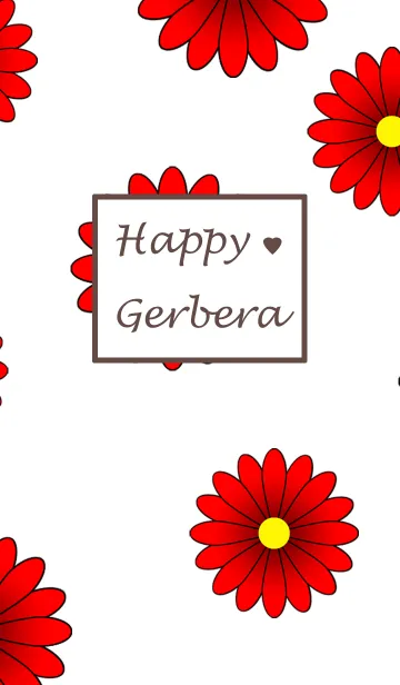 [LINE着せ替え] Happy Gerberaの画像1