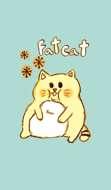[LINE着せ替え] Fat cat.の画像1
