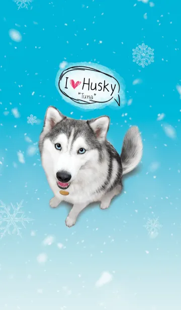 [LINE着せ替え] I Love Huskyの画像1