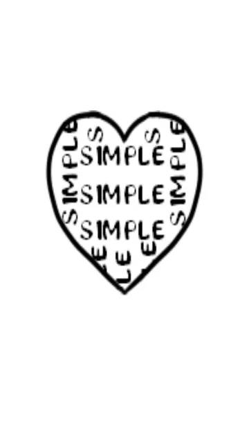 SIMPLE_LOGO HEARTの着せ替えメイン画像