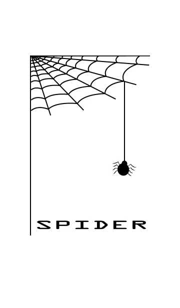 [LINE着せ替え] Spider (White Theme)の画像1