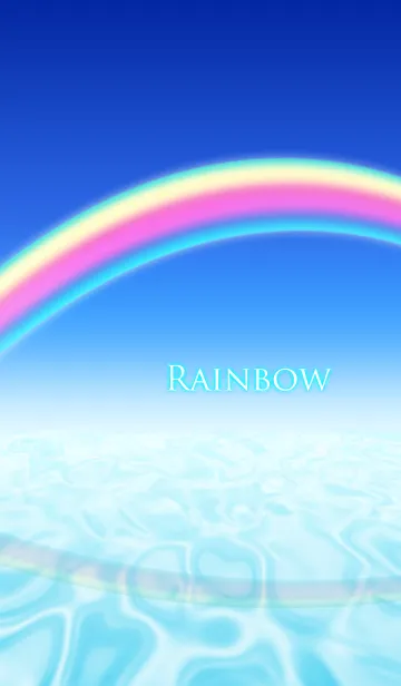 [LINE着せ替え] Rainbow sky -青空と虹-の画像1