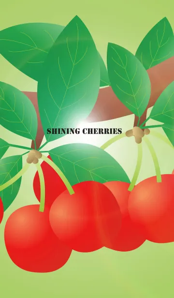 [LINE着せ替え] Shining cherriesの画像1
