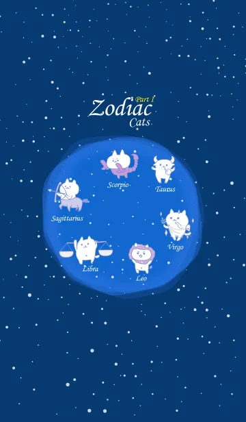 [LINE着せ替え] Zodiac Cats (Part I)の画像1