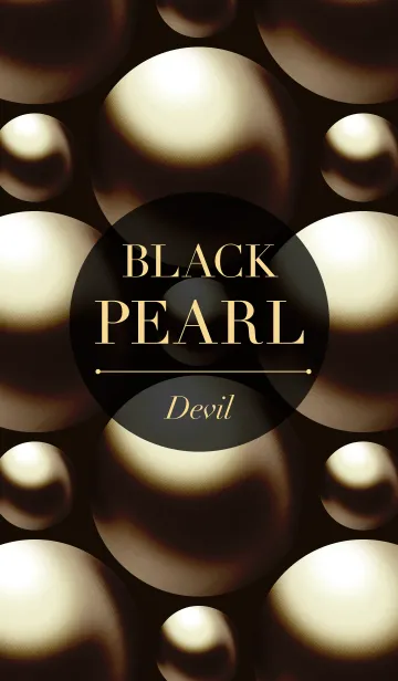 [LINE着せ替え] Black Pearl - Devilの画像1