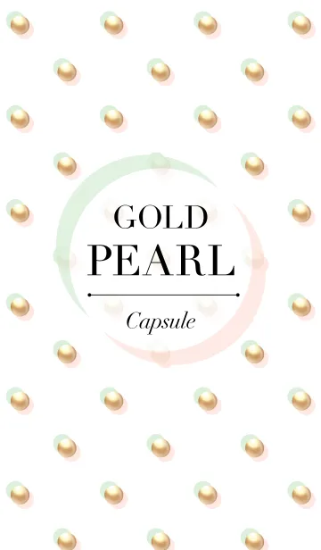 [LINE着せ替え] Gold Pearl - Capsuleの画像1