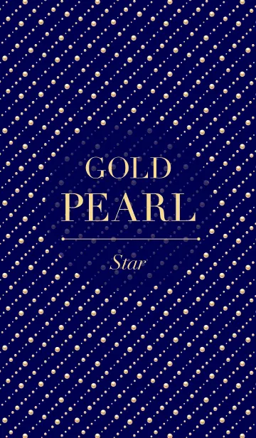 [LINE着せ替え] Gold Pearl - Starの画像1