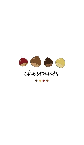 [LINE着せ替え] Chestnutsの画像1