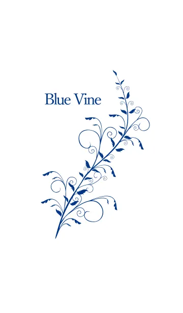 [LINE着せ替え] Blue Vine-Blueの画像1