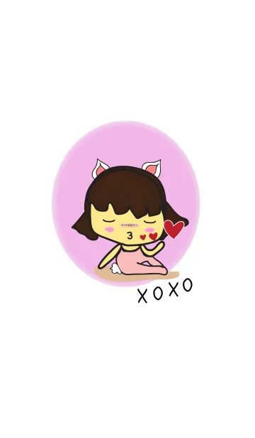 [LINE着せ替え] nu cha cha xoxoの画像1