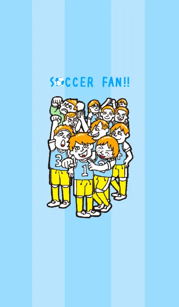 [LINE着せ替え] SOCCER FAN！！の画像1