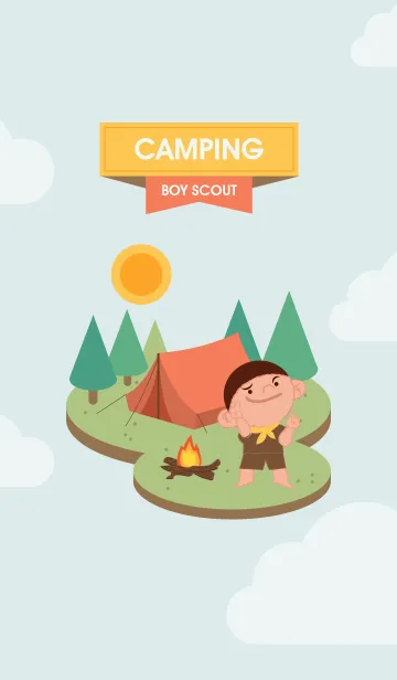 [LINE着せ替え] Go Camping！の画像1