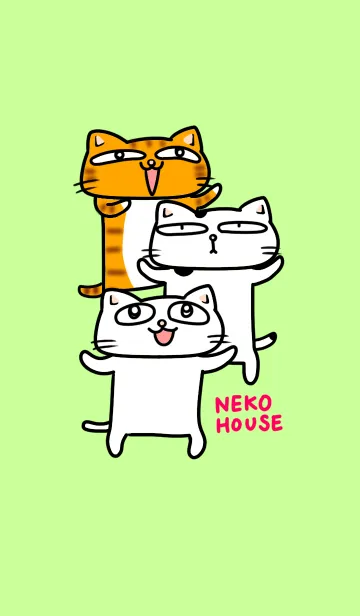[LINE着せ替え] のびネコねこハウスの画像1