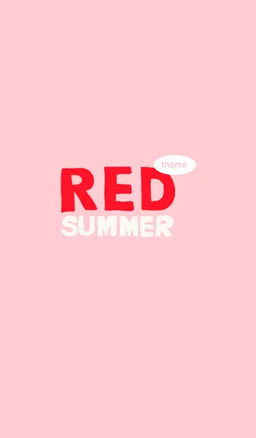 [LINE着せ替え] Red Summerの画像1