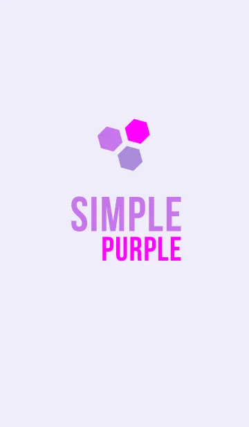 [LINE着せ替え] シンプル Purpleの画像1