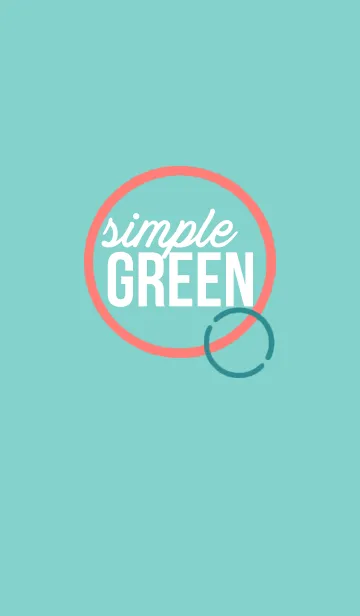 [LINE着せ替え] シンプル GREENの画像1