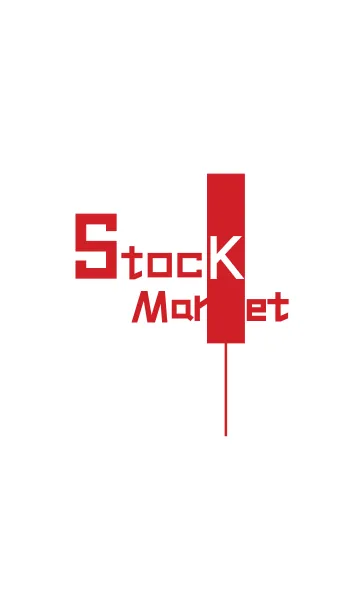 [LINE着せ替え] Stock Market(red)の画像1