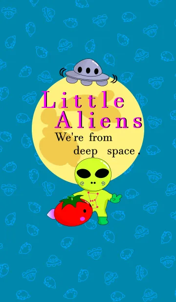 [LINE着せ替え] Little Aliensの画像1